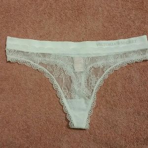 NWOT Lot of 2 Victoria's Secret Lace Thongs Sz M
